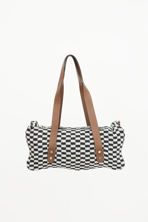 Marni FW 2009 Checker Folded Shoulder Bag