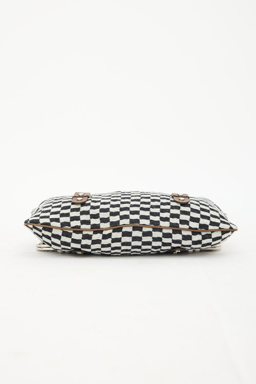 Marni FW 2009 Checker Folded Shoulder Bag