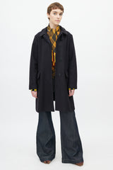 Marni Fall 2013 Black Wool Coat