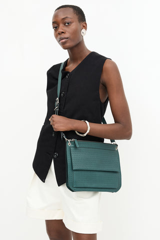 Marni Fall 2011 Perforated Leather Crossbody Bag