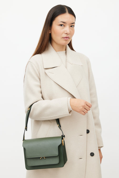 Marni Green Trunk Leather Bag