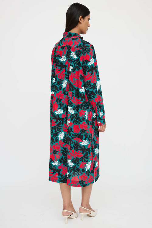 Marni Patterned Scarf Dress