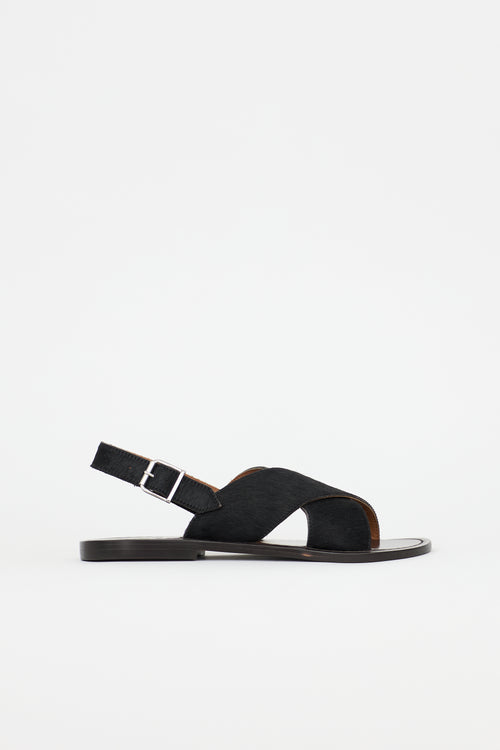 Marni Hair Criss Cross Sandal