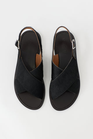 Marni Hair Criss Cross Sandal