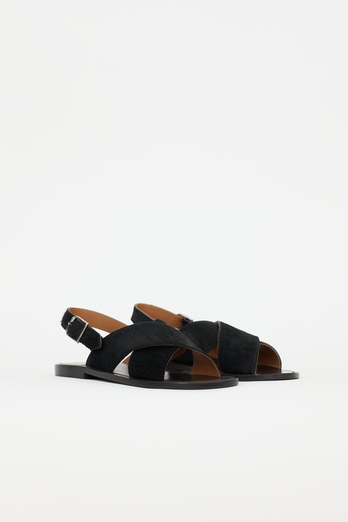 Marni Hair Criss Cross Sandal