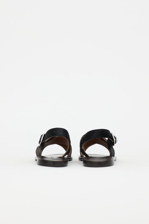 Marni Hair Criss Cross Sandal