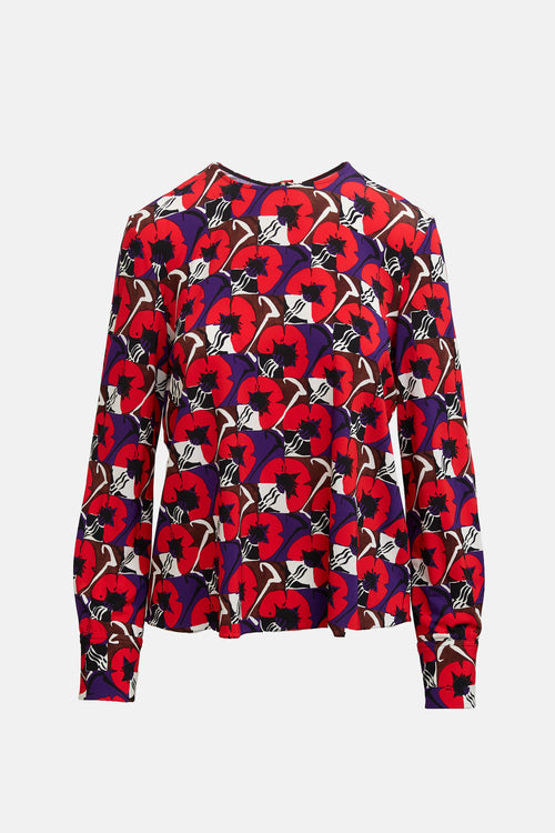 Marni Jersey Printed Blouse