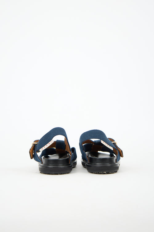 Marni Embellished Fussbett Sandal