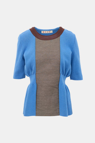 Marni Knit Colour Block Top