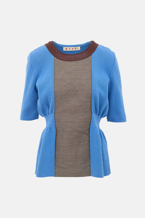 Marni Knit Colour Block Top