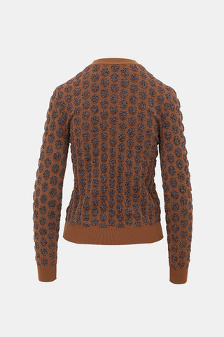 Marni Knit Metallic Cloque Top