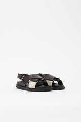 Marni Leather Fussbett Sandal