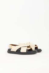 Marni Leather Fussbett Sandal