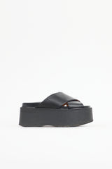 Marni Leather Fussbett Sandal