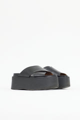 Marni Leather Fussbett Sandal