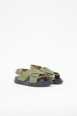 Marni Leather Fussbett Sandal