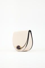 Marni Leather Galet Saddle Bag