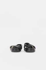 Marni Leather Studded Fussbett Sandal