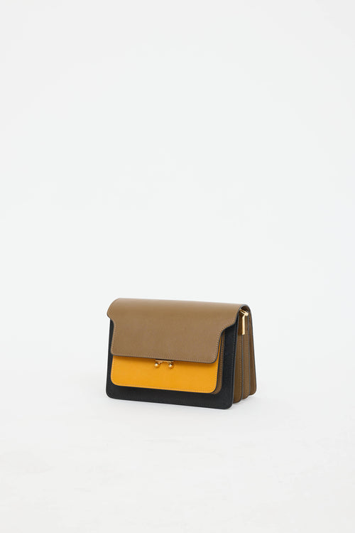 Marni Leather Trunk Shoulder Bag