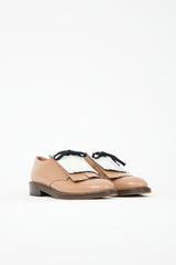 Marni Leather Kiltie Fringe Derby