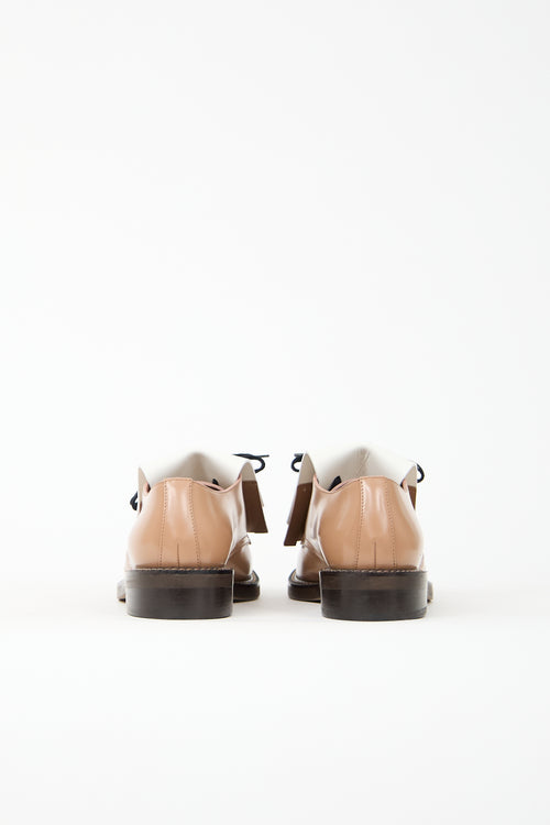 Marni Leather Kiltie Fringe Derby