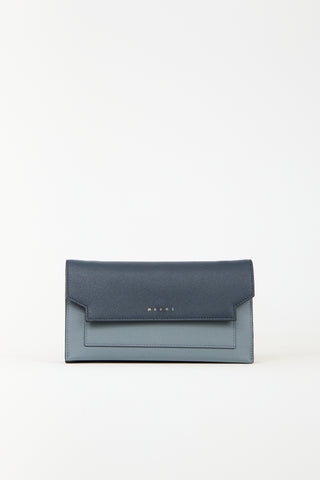 Marni Leather Saffiano Crossbody Bag