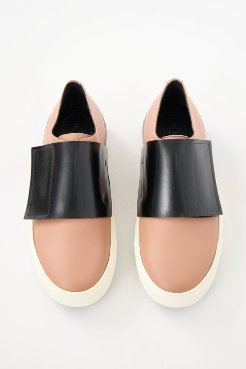 Marni Leather Wide Velcro Sneaker