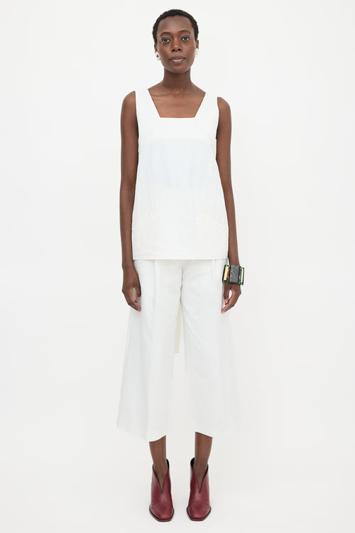 Marni Linen Sleeveless Top