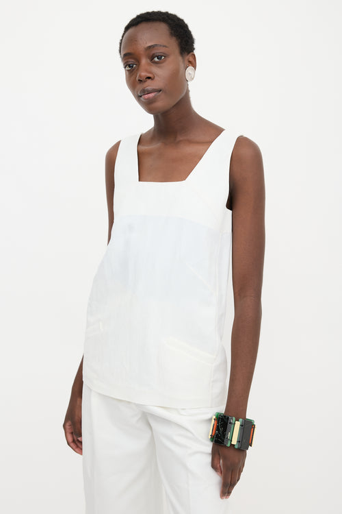 Marni Linen Sleeveless Top