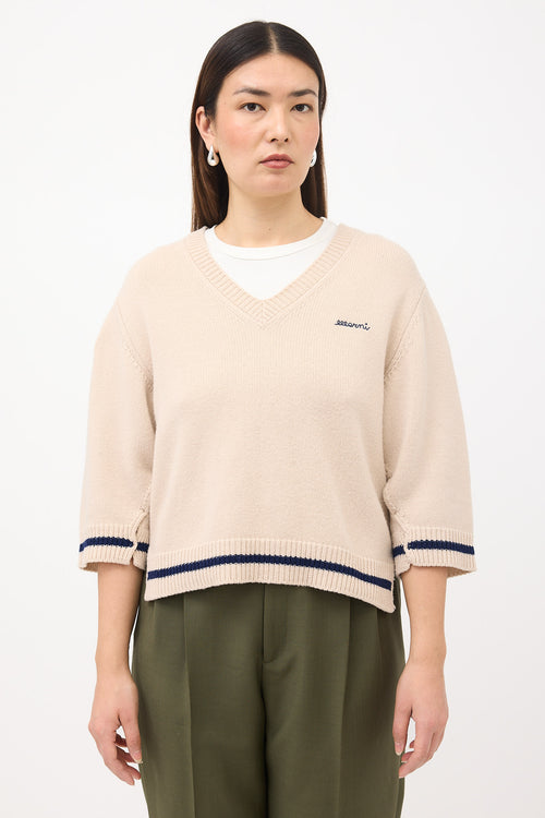 Marni Logo Embroidered Sweater