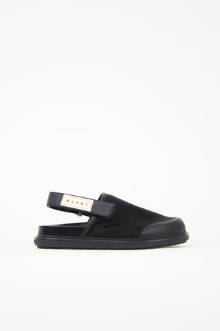 Marni Mesh Logo Mule