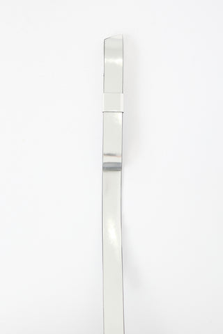 Marni Metallic Leather Bow Belt