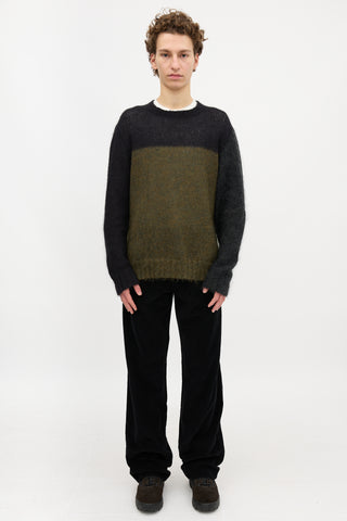 Marni Mohair Colour Block Sweater