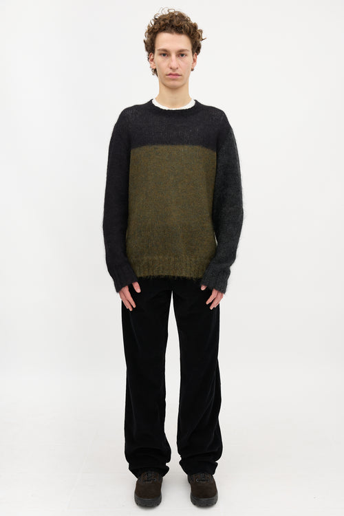 Marni Mohair Colour Block Sweater