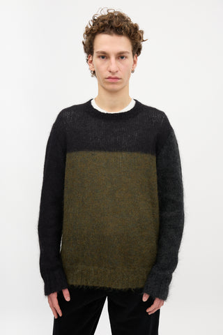 Marni Mohair Colour Block Sweater