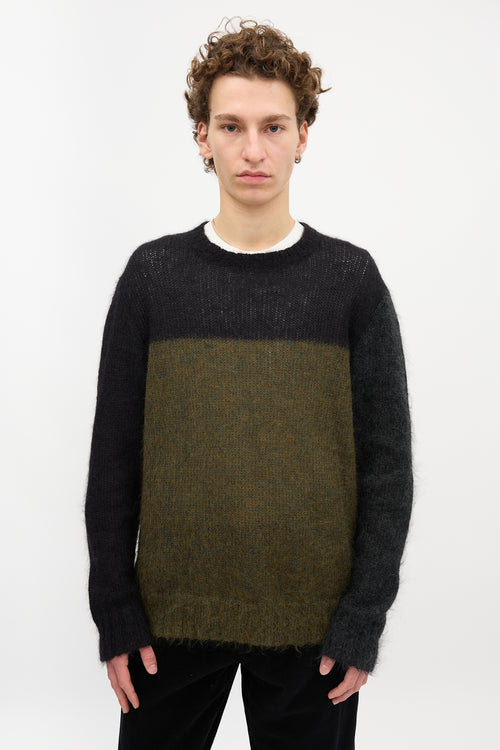 Marni Mohair Colour Block Sweater