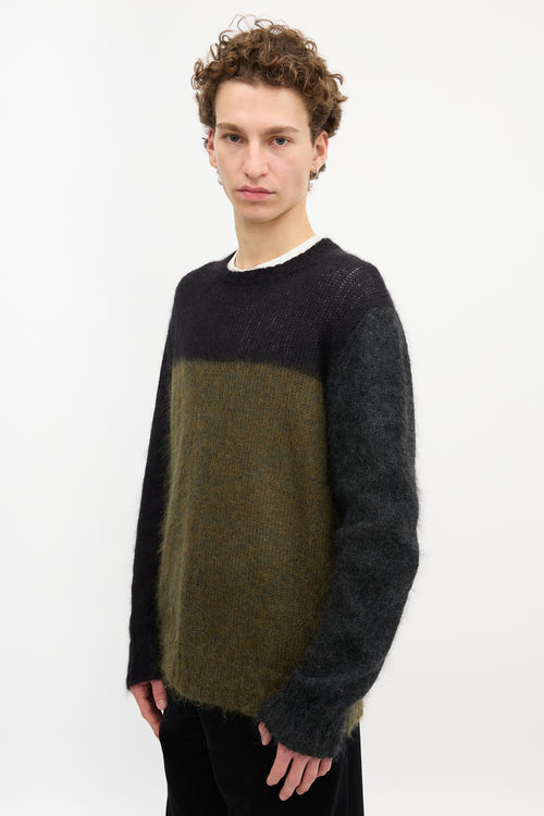 Marni Mohair Colour Block Sweater