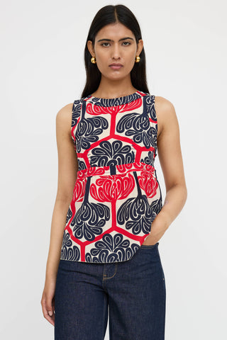 Marni Patterned Silk Top
