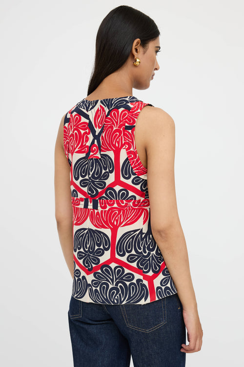 Marni Patterned Silk Top