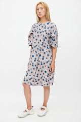 Marni Pink & Multicolour Floral Dress