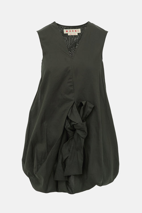 Marni Pleated Shift Dress