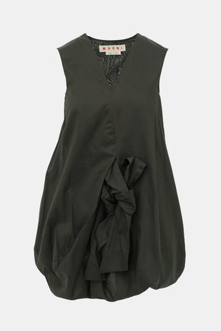 Marni Pleated Shift Dress