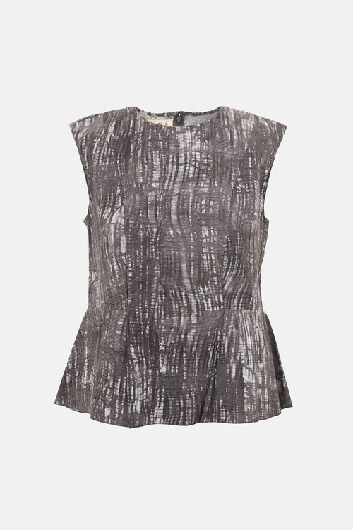 Marni Printed Sleeveless Top
