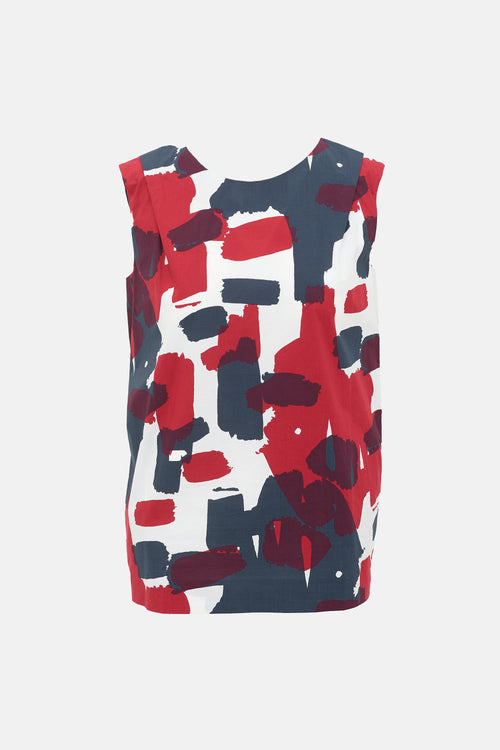 Marni Printed Sleeveless Top
