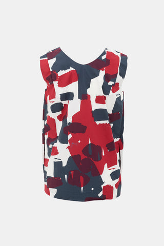 Marni Printed Sleeveless Top