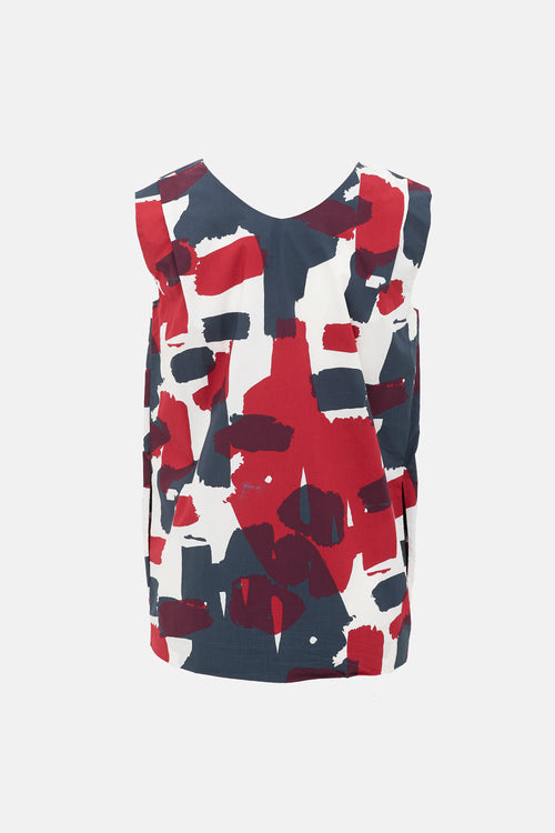 Marni Printed Sleeveless Top