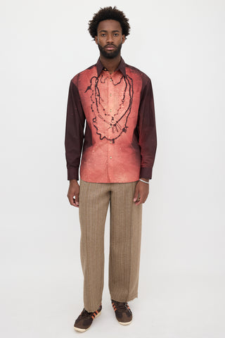 Marni Printed Button Up Shirt