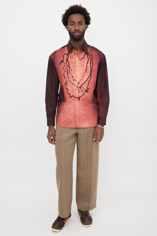 Marni Printed Button Up Shirt