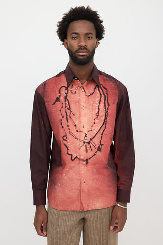 Marni Printed Button Up Shirt