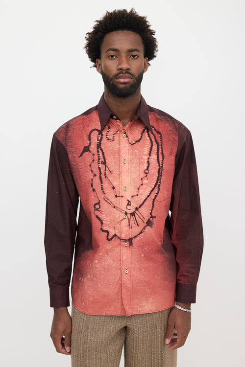 Marni Printed Button Up Shirt